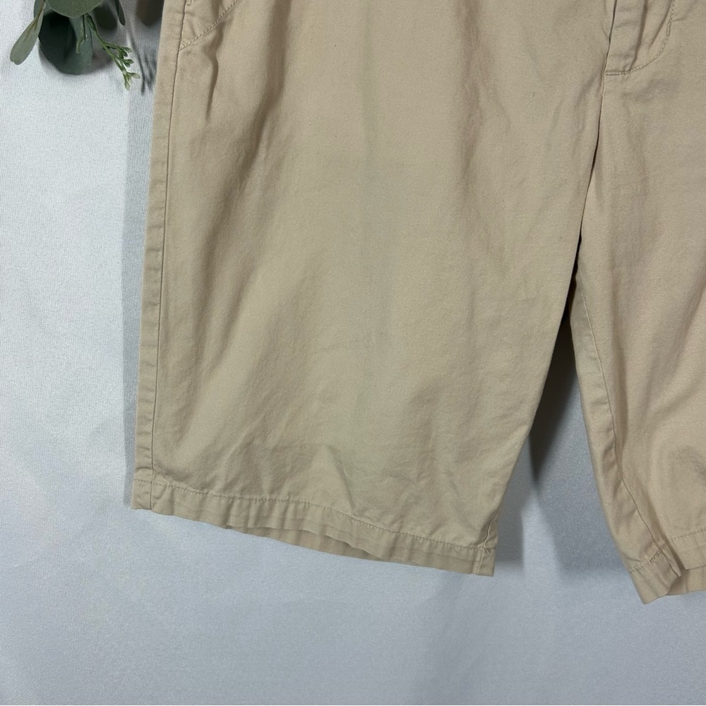 Columbia | 100% Cotton Khaki Bermuda Shorts Hiking Light Tan Women’s Size 10 - Picture 5 of 11
